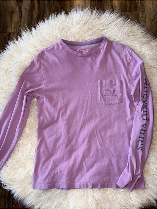 Vineyard Vines Tops - 🤎 VINEYARD VINES // Long-Sleeve Pocket Tee // Lilac